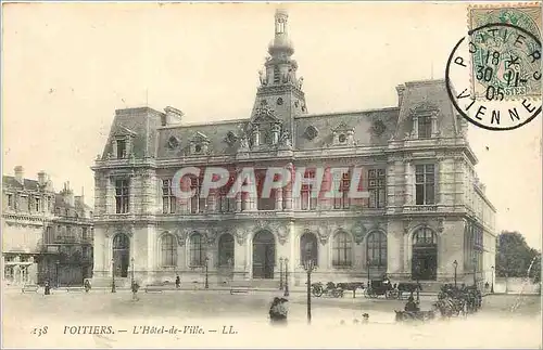 Cartes postales Poitiers L'Hotel de Ville