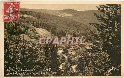 Cartes postales Gerardmer Belle echappee sur les casernes