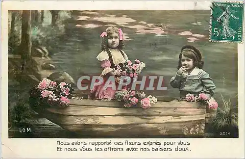 Ansichtskarte AK Nous avons rapporte ces fleurs expres pour vous