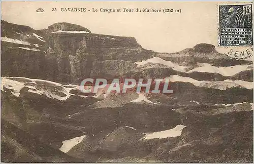 Cartes postales Gavarnie Le Casque et Tour du Marbore