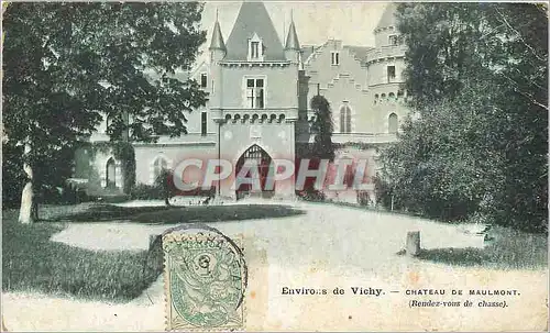 Ansichtskarte AK Environs de Vichy Chateau de Maulmont