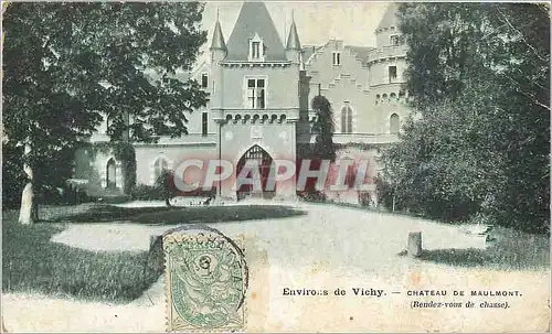Cartes postales Environs de Vichy Chateau de Maulmont