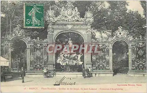 Ansichtskarte AK Nancy Place Stanislas Grilles en fer forge de Jean Lamour