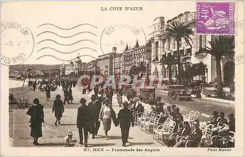 Cartes postales Nice Promenade des Anglais