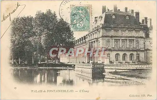 Cartes postales Palais de Fontainebleau L'Etang