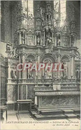 Ansichtskarte AK Saint Bertrand de Comminges Interieur de la Cathedrale Le Maitre Autel