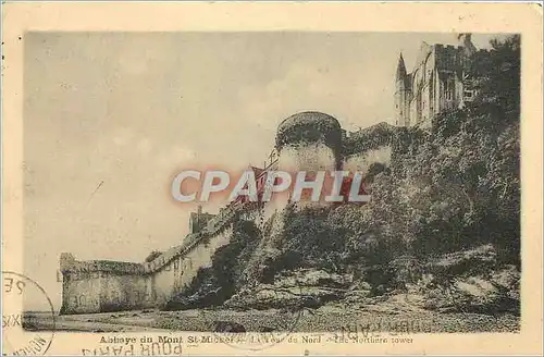 Cartes postales Abbaye de Mont St Michel la Tour du Nord