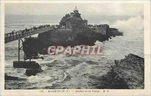 Cartes postales Biarritz Rocher de la Vierge