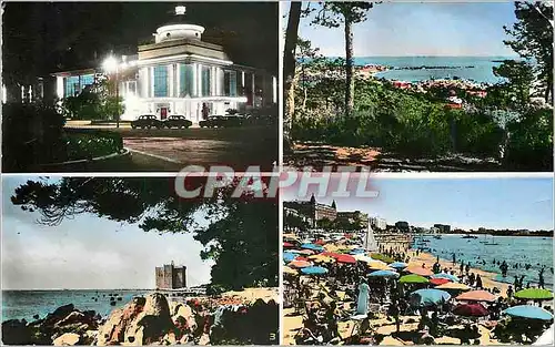 Cartes postales moderne Cannes Le Casino Vue generale Ile St Honorat La Plage