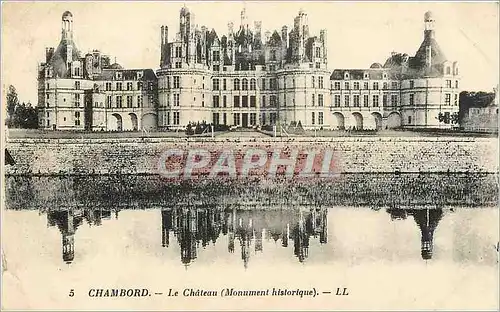 Ansichtskarte AK Chambord Le Chateau Monument historique