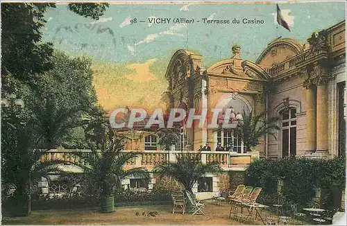 Cartes postales Vichy Allier Terrasse du Casino