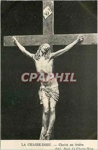 Ansichtskarte AK La Chaise Dieu Christ en ivoire