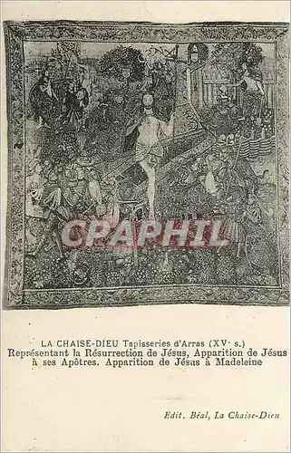 Cartes postales La Chaise Dieu Tapisseries d'Arras