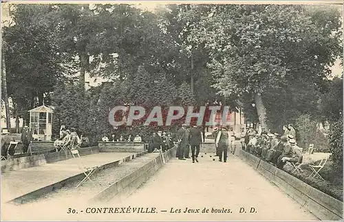 Cartes postales Contrexeville Les Jeux de boules