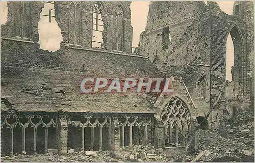 Ansichtskarte AK Ruines d Ypres Eglise Saint Martin