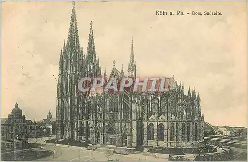 Ansichtskarte AK Koln a Rh Dom Sudseite