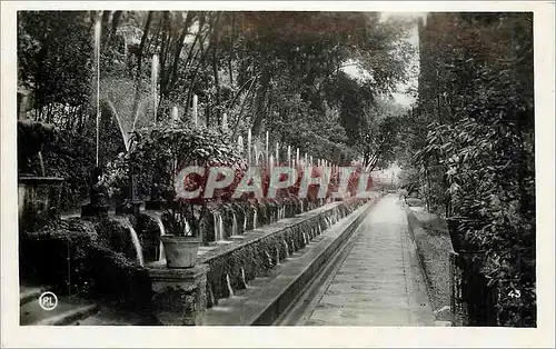 Cartes postales Tivoli Villa d'Este Viale delle Cento Fontane