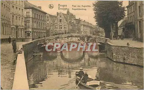 Ansichtskarte AK Bruges Pont des Augustins