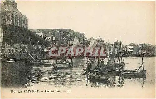 Cartes postales Le Treport Vue du Port Bateaux