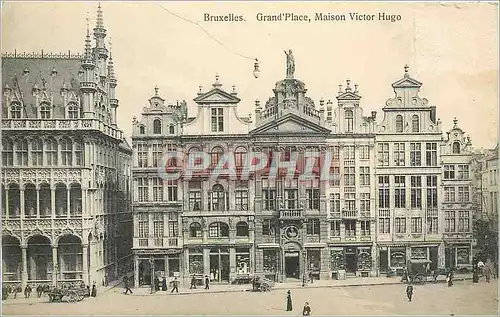 Cartes postales Bruxelles Grand Place Maison Victor Hugo