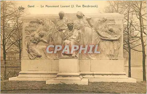 Cartes postales Gand Le Monument Laurent