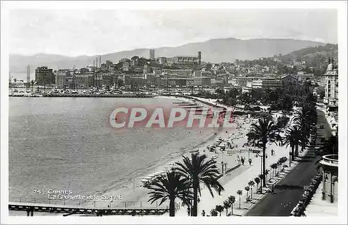 Cartes postales Cannes La Croisette et le Square