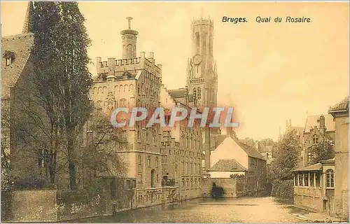 Cartes postales Bruges Quai du Rosaire
