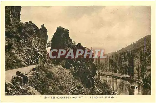 Ansichtskarte AK Les Gorges de Chouvigny Le Rocher Armand