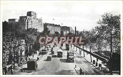 Cartes postales moderne Thames Embankment London