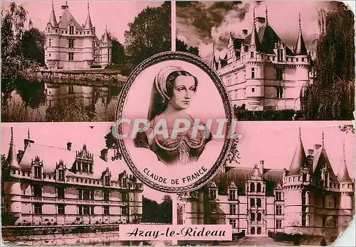 Cartes postales moderne Azay le Rideau L'Etang et le Chateau