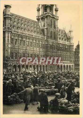 Cartes postales Bruxelles Grand Place Marche Matinal