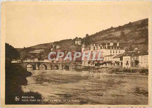 Ansichtskarte AK Bouillon Vieux Pont de Liege et Hotel de la Poste