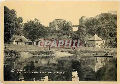 Cartes postales Bouillon Pont Levis du Chateau et Maison du Passeur