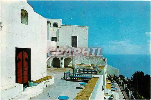 Cartes postales moderne Sidi Bou Said Cafe Sidi Chabane