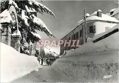 Cartes postales moderne Bareges L'Hopital Militaire et le Tourmalet