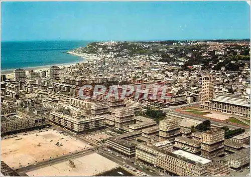 Moderne Karte En Avion sur Le Havre S Mme La porte Oceane et le Cap de la Heve