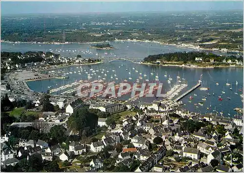 Moderne Karte La Trinite sur Mer Le port de plaisance le pont de Kerisper