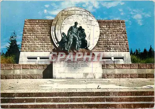 Moderne Karte Verdun Meuse Monument Maginot pres du Fort de Souville Militaria