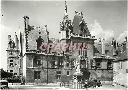 Moderne Karte Bourges Cher Hotel de Jacques Coeur Romorantin La Sologne