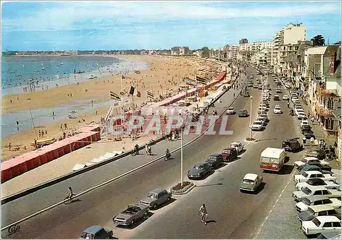 Moderne Karte La Baule La Plage et le Boulevard d'Armor