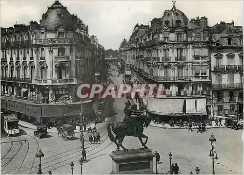 Moderne Karte Orleans La Place du Martroi Statue de Jeanne d'Arc