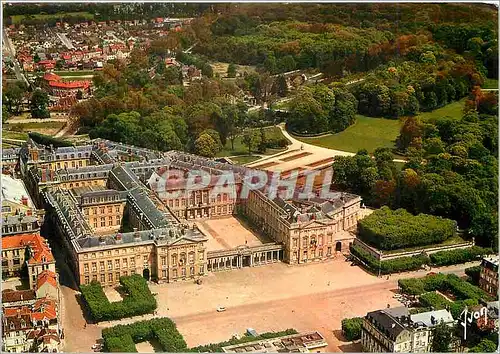 Moderne Karte Compiegne Oise Vue aerienne du Palais