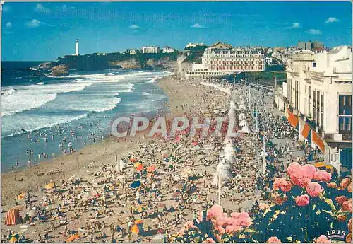 Moderne Karte Biarritz La Grande Plage