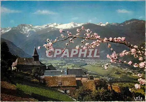 Cartes postales moderne Luchon Panorama vers Superbagneres et le Cecire