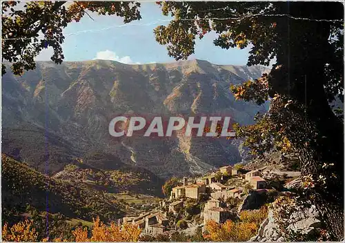 Moderne Karte Le pittoresque et charmant petit village de Brantes Vaucluse