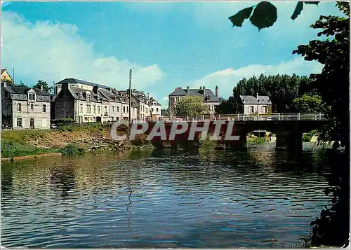 Moderne Karte La Gacilly Morbihan Le Pont sur l'Aff