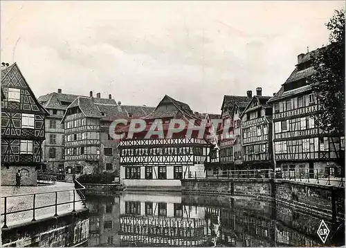 Moderne Karte Strasbourg Bas Rhin La Petite France Curieux quartier