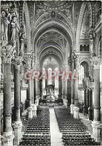 Cartes postales moderne Lyon Basilique Notre Dame de Fourviere la Grande Nef et le Choeur