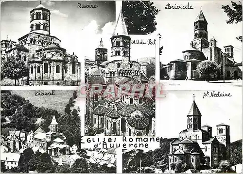 Cartes postales moderne Eglises Romane d'Auvergne Issoire Brioude St Nectaire