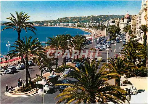 Moderne Karte La Cote d'Azur Nice La Promenade des Anglais